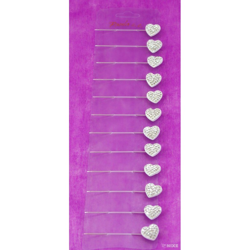 ŠPENDLÍK PL SVATEBNÍ 15mmx6cm 12ks