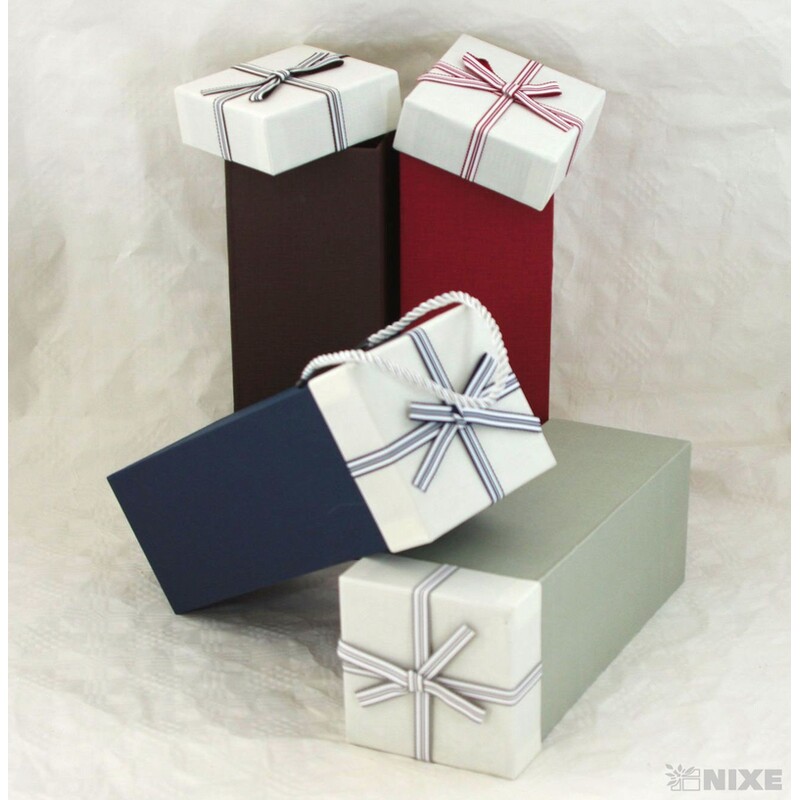 KRABICE 4ks 9x27x9cm*MIX BAREV