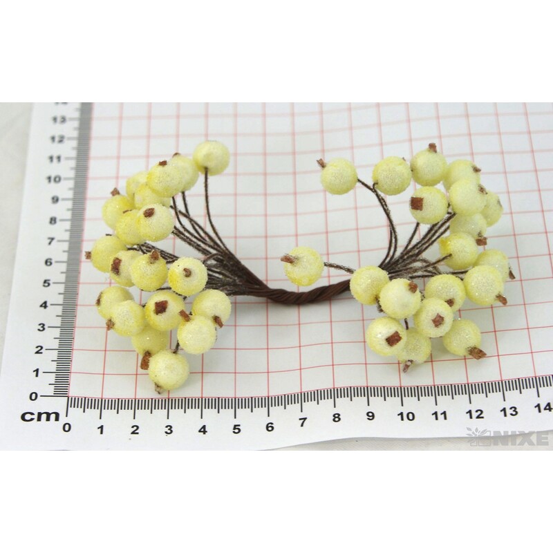 BOBULE NA DR 1x15cm 40ks 10sv*ŽLUTÁ