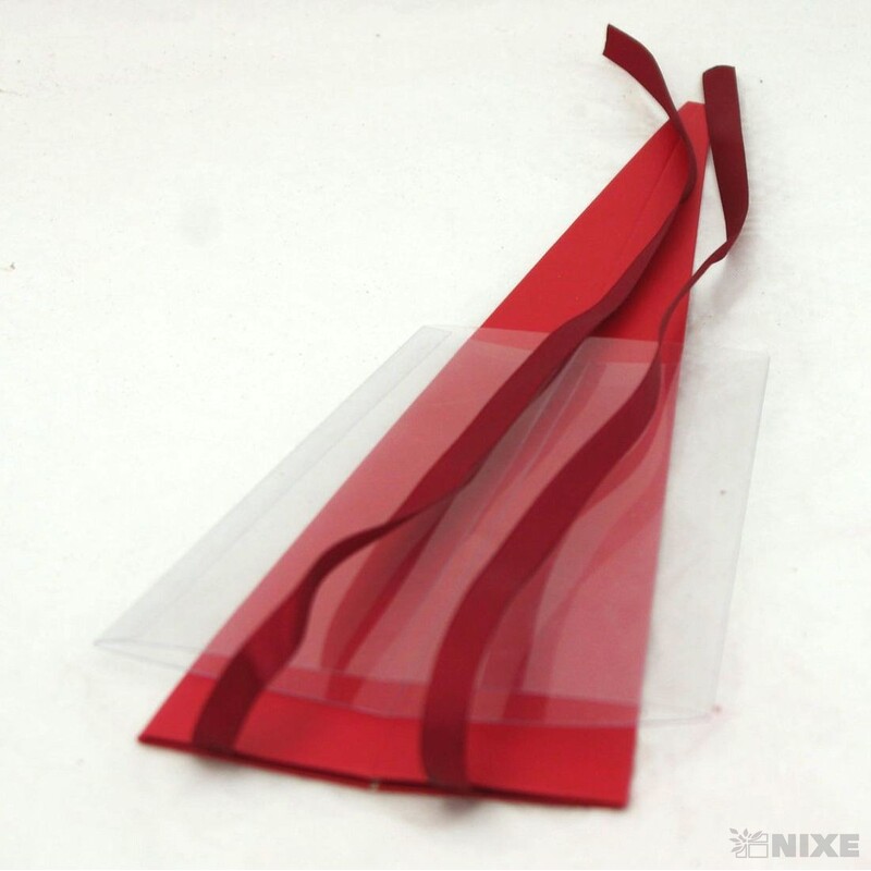 TAŠKA KORNOUT 10x28cm*ČERVENÁ