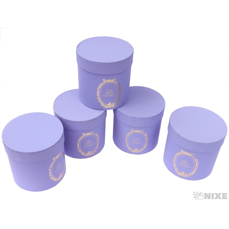 KVĚTINOVÝ BOX 5ks pr. 12x12cm*MIX BAREV