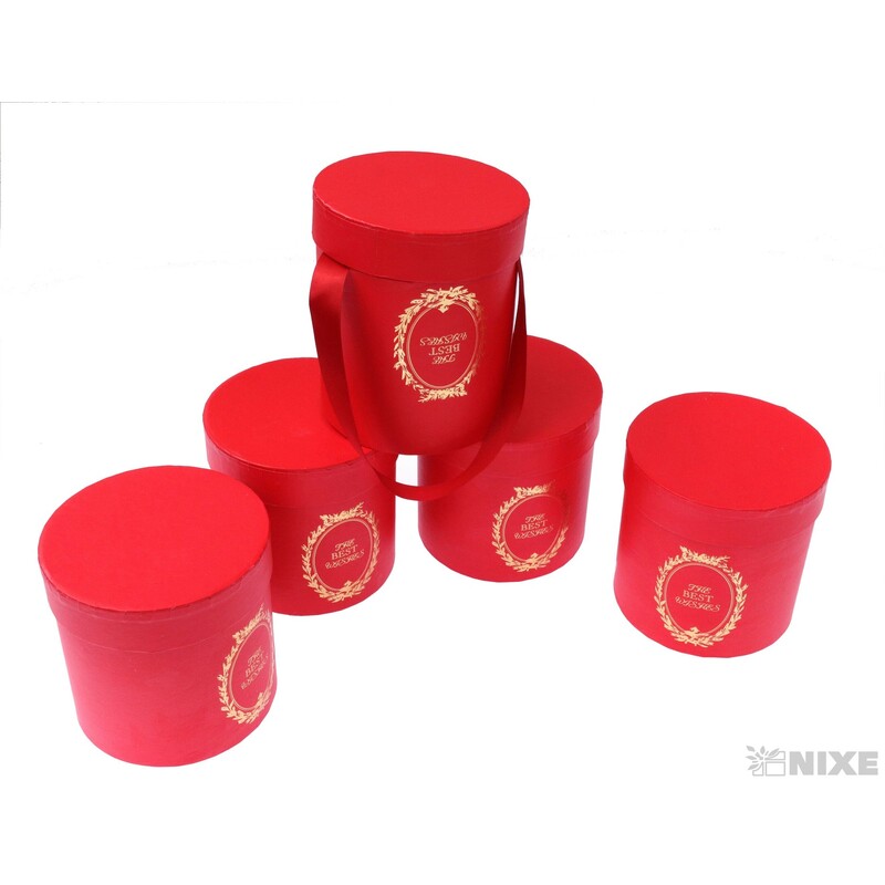 KVĚTINOVÝ BOX 5ks pr. 12x12cm*MIX BAREV