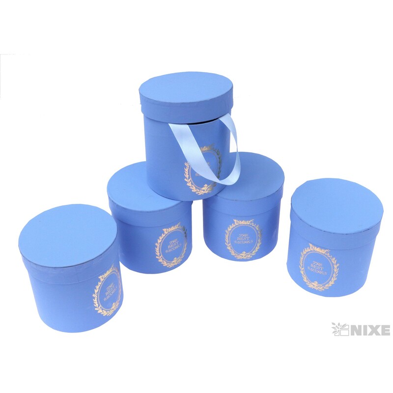 KVĚTINOVÝ BOX 5ks pr. 12x12cm*MIX BAREV