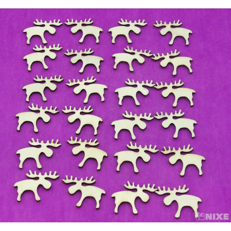 SOB DŘEVO 5x4cm 24ks*PŘÍRODNÍ