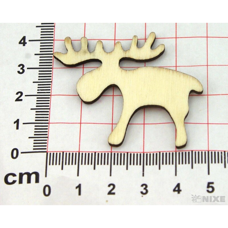 SOB DŘEVO 5x4cm 24ks*PŘÍRODNÍ