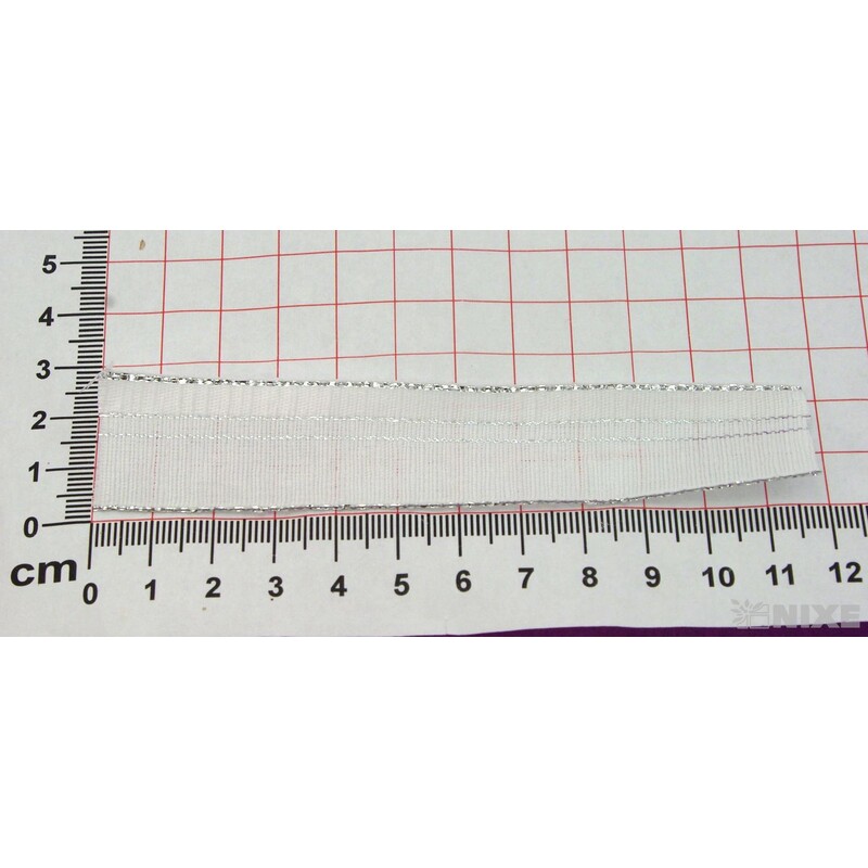 PLÁTNOVÁ STUHA 25mmx25m*BÍLÁ 036100