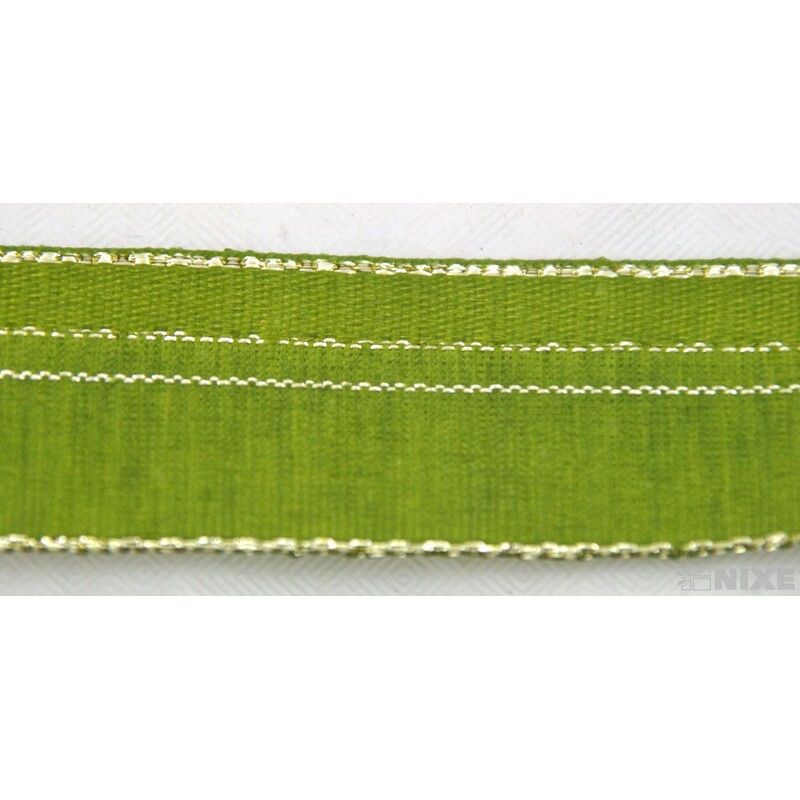 PLÁTNOVÁ STUHA 25mmx25m*ZELENÁ 036350