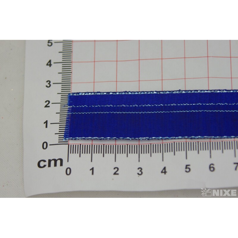 PLÁTNOVÁ STUHA 25mmx25m*MODRÁ 036425