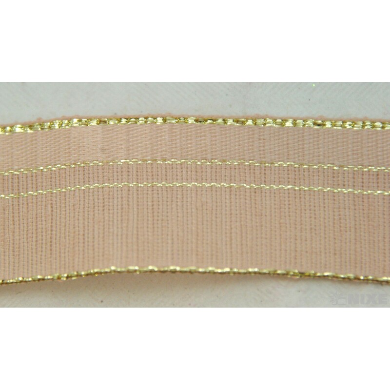 PLÁTNOVÁ STUHA 25mmx25m*RŮŽOVÁ 036602