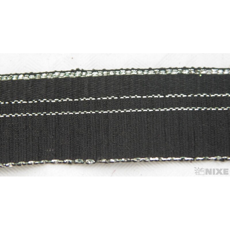 PLÁTNOVÁ STUHA 25mmx25m*ČERNÁ 036900