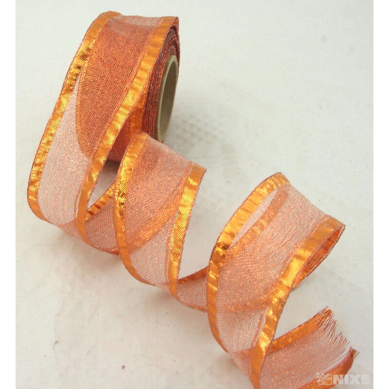 PLÁTNOVÁ STUHA 40mmx25m*MĚDENÁ 390804