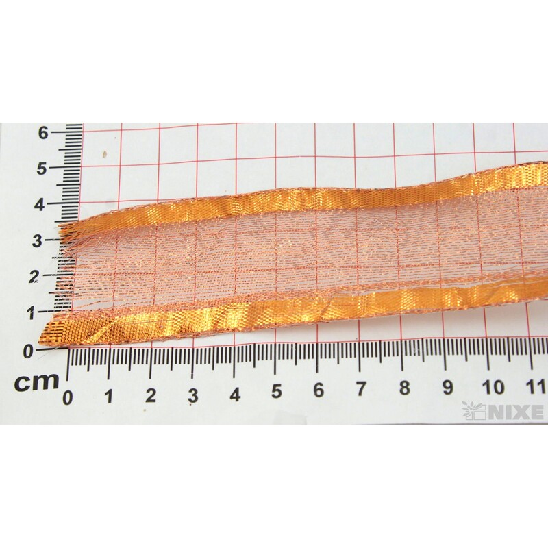 PLÁTNOVÁ STUHA 40mmx25m*MĚDENÁ 390804