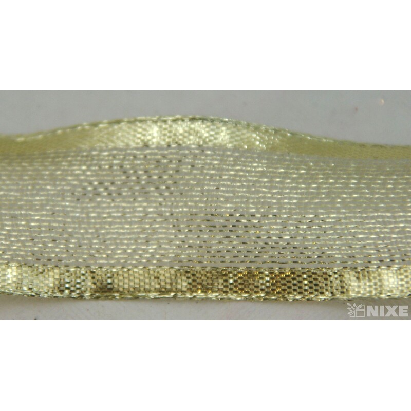 PLÁTNOVÁ STUHA 25mmx25m*ZLATÁ 390801