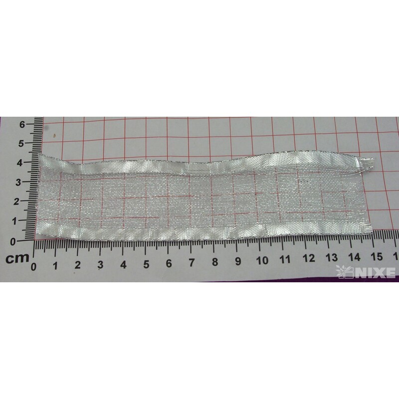 PLÁTNOVÁ STUHA 40mmx25m*STŘÍBRNÁ 390802