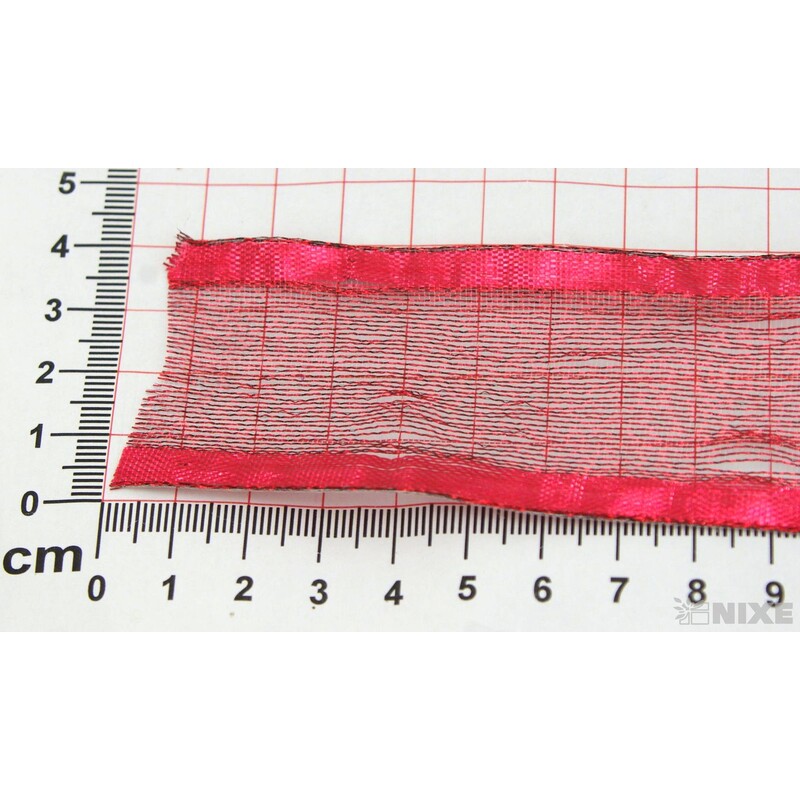 PLÁTNOVÁ STUHA 40mmx25m*ČERVENÁ 390805