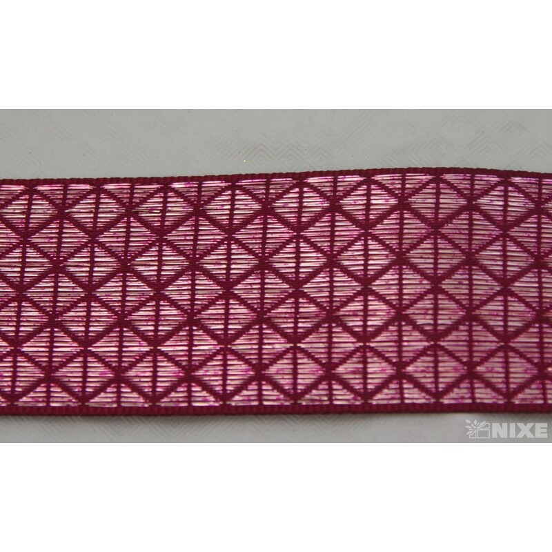 PLÁTNOVÁ STUHA 40mmx25m*BORDOVÁ 036642