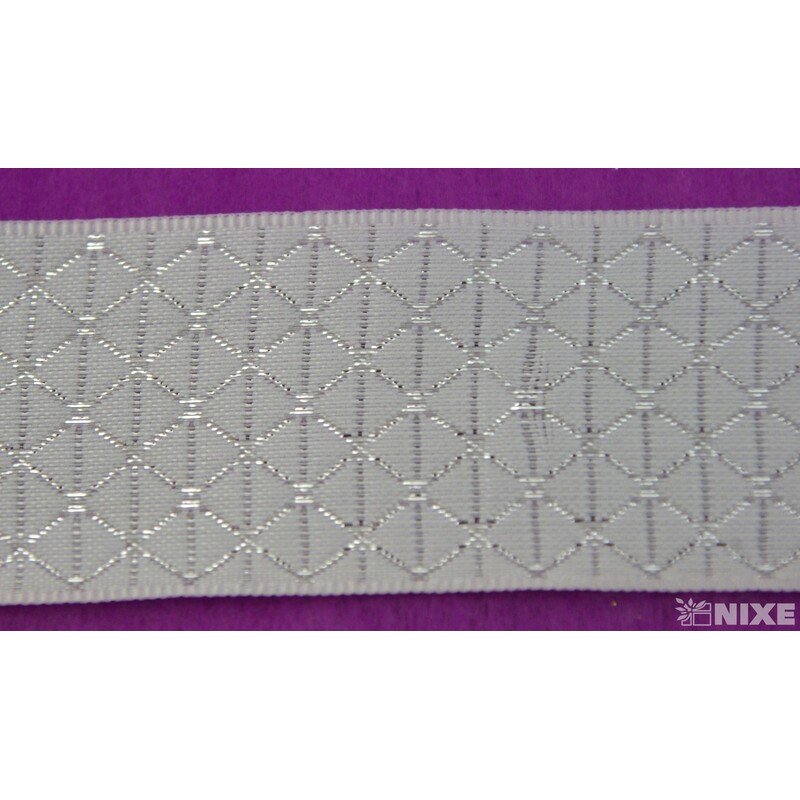 PLÁTNOVÁ STUHA 40mmx25m*BÍLÁ 036100