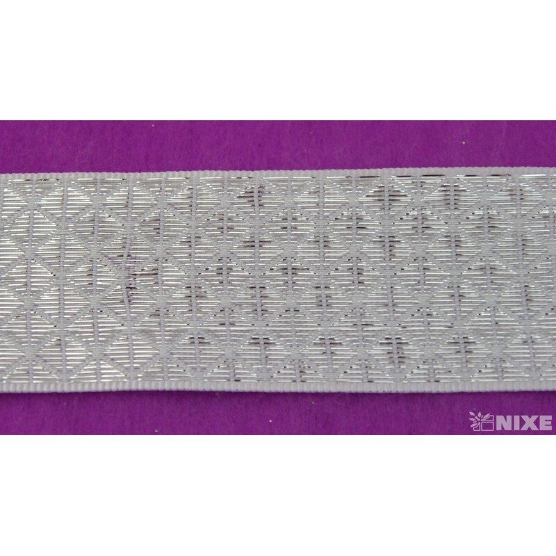 PLÁTNOVÁ STUHA 40mmx25m*BÍLÁ 036100