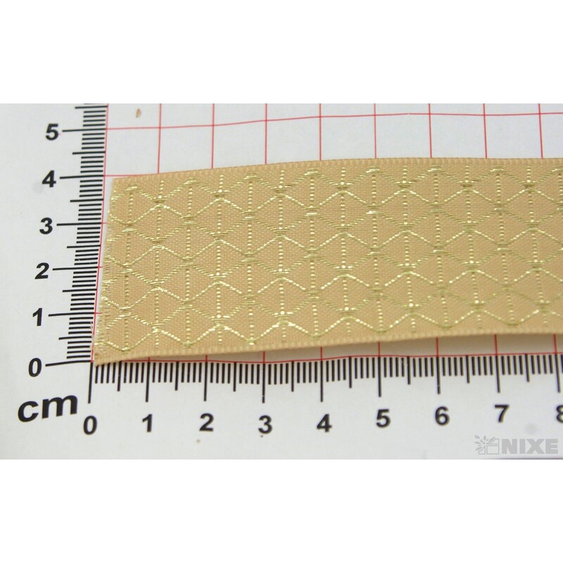 PLÁTNOVÁ STUHA 40mmx25m*ZLATÁ 036219