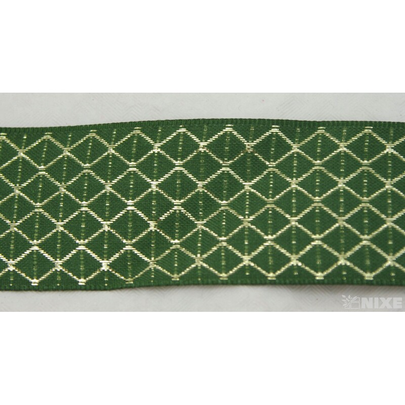 PLÁTNOVÁ STUHA 40mmx25m*ZELENÁ 036322