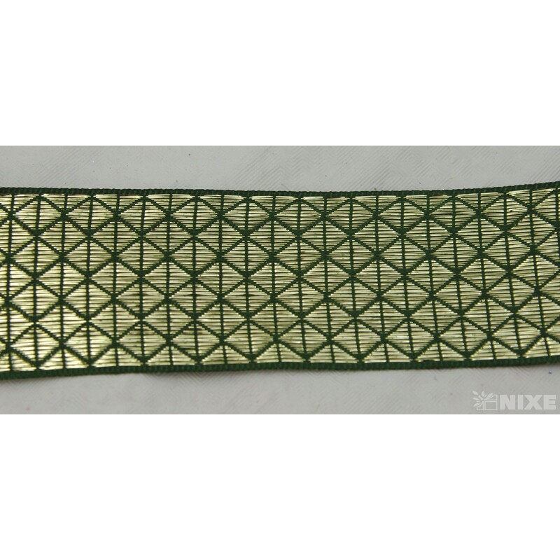 PLÁTNOVÁ STUHA 40mmx25m*ZELENÁ 036322