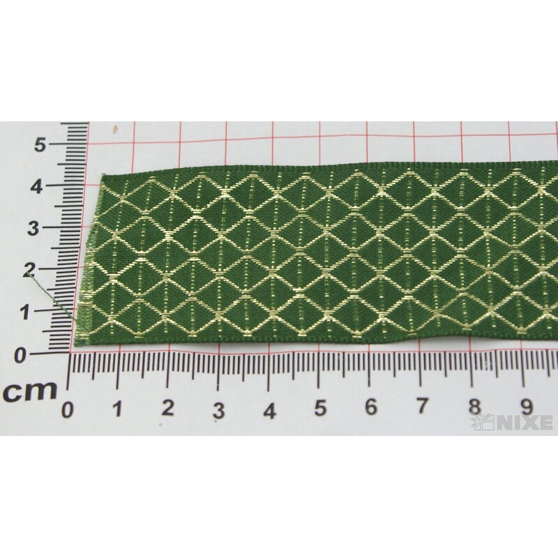 PLÁTNOVÁ STUHA 40mmx25m*ZELENÁ 036322