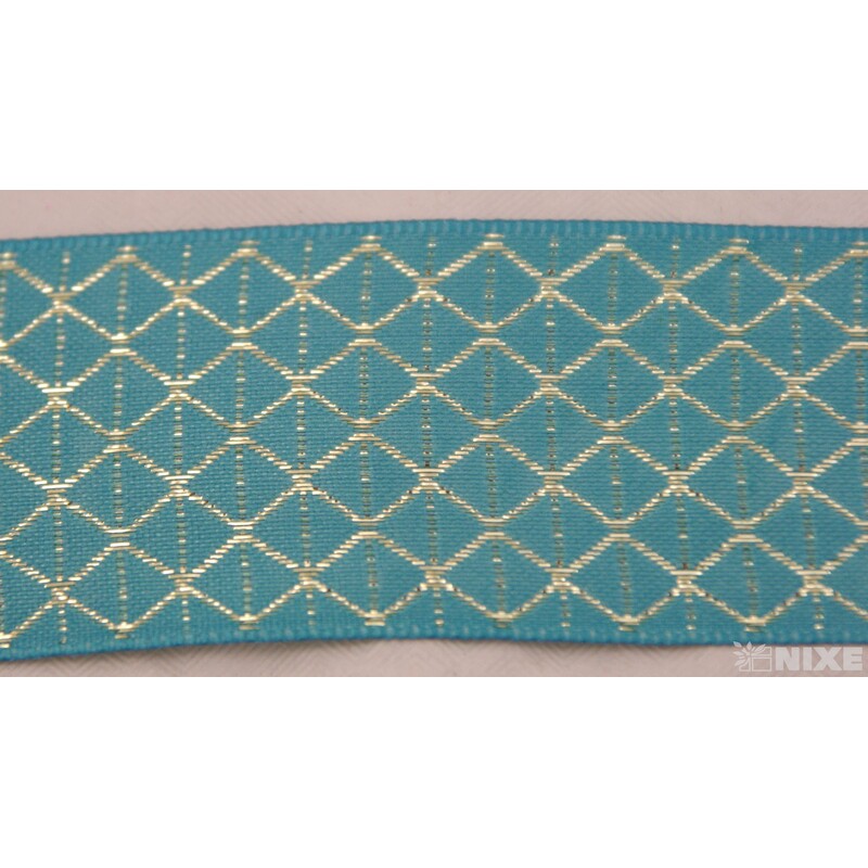 PLÁTNOVÁ STUHA 40mmx25m*TYRKYSOVÁ 036432