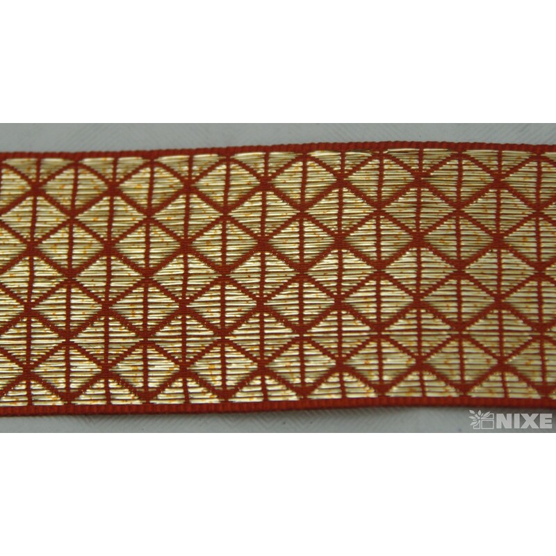 PLÁTNOVÁ STUHA 40mmx25m*HNĚDÁ 036742