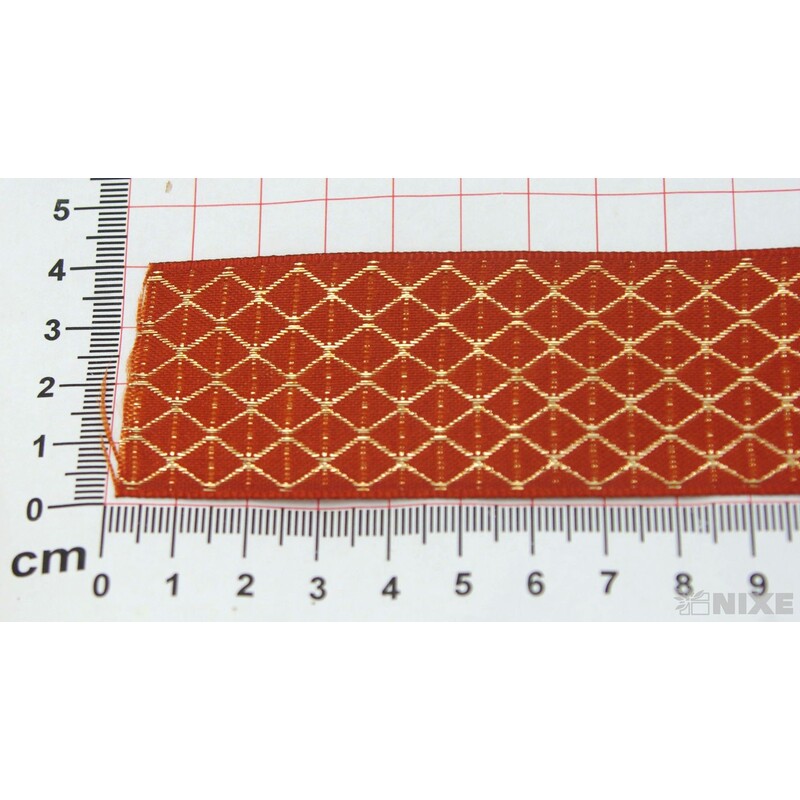 PLÁTNOVÁ STUHA 40mmx25m*HNĚDÁ 036742