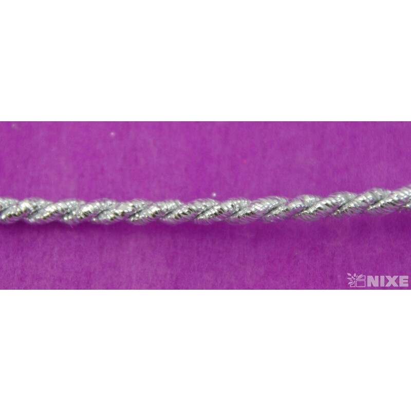 ŠŇŮRA LUREX 04mmx25m*STŘÍBRNÁ 195127