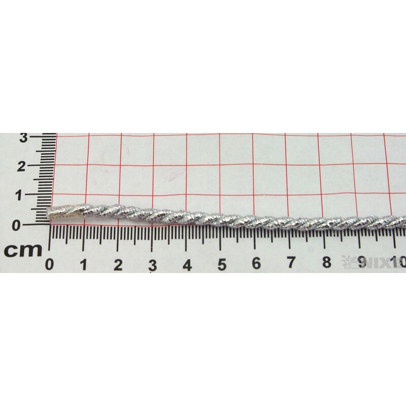 ŠŇŮRA LUREX 04mmx25m*STŘÍBRNÁ 195127