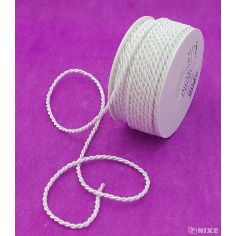 ŠŇŮRA 04mmx25m*BÍLÁ 194101