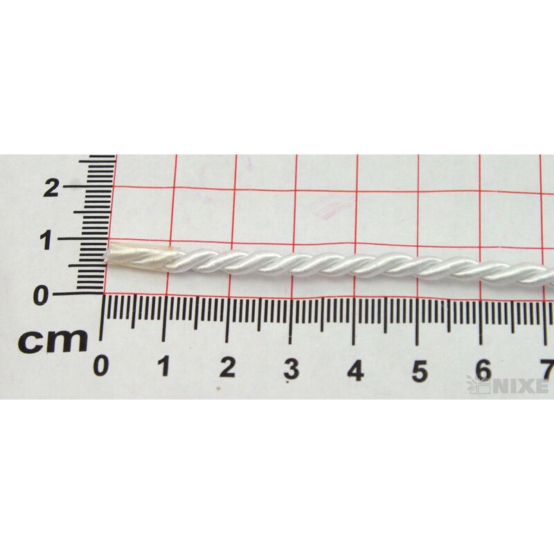 ŠŇŮRA 04mmx25m*BÍLÁ 194101