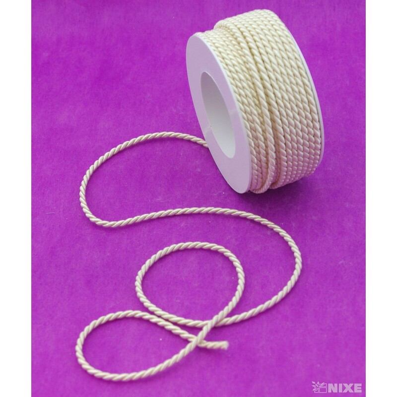 ŠŇŮRA 04mmx25m*KRÉMOVÁ 194102