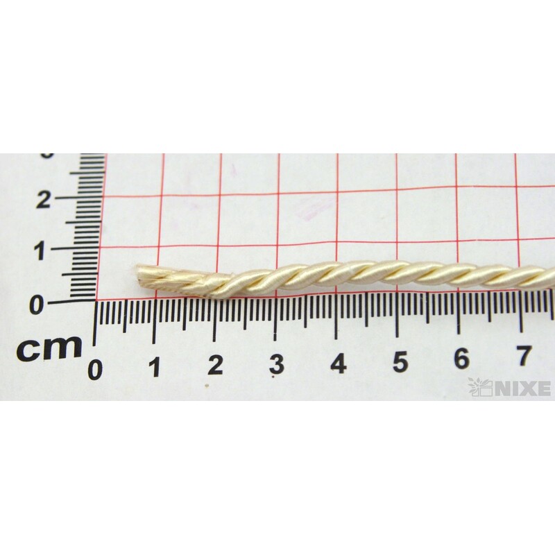 ŠŇŮRA 04mmx25m*KRÉMOVÁ 194102
