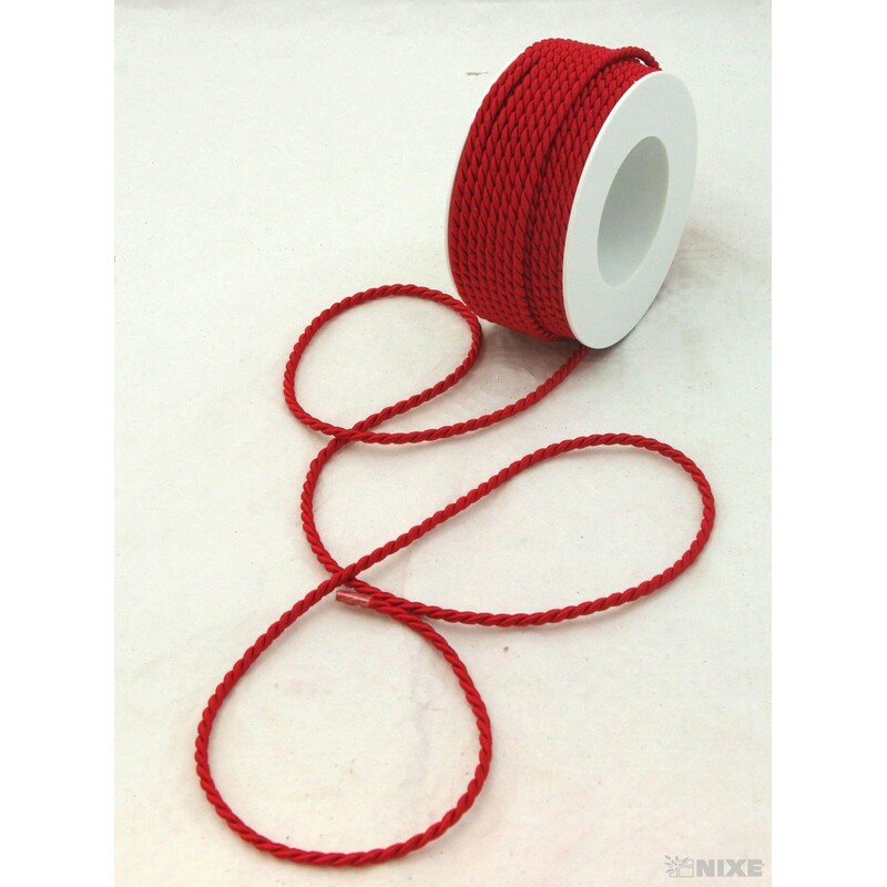 ŠŇŮRA 04mmx25m*ČERVENÁ 194123