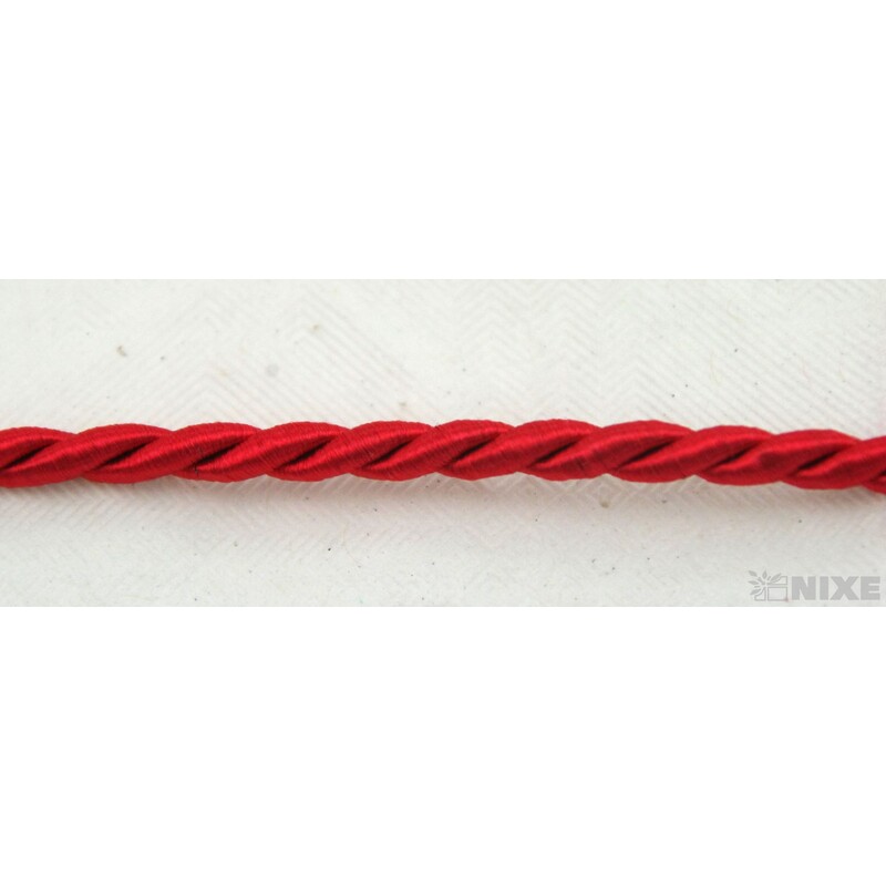 ŠŇŮRA 04mmx25m*ČERVENÁ 194123