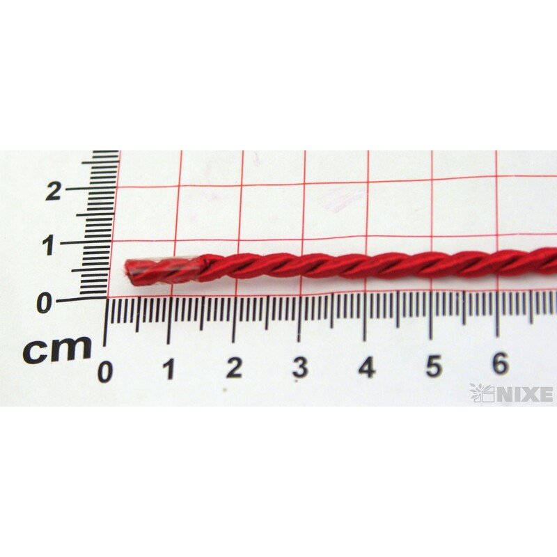 ŠŇŮRA 04mmx25m*ČERVENÁ 194123