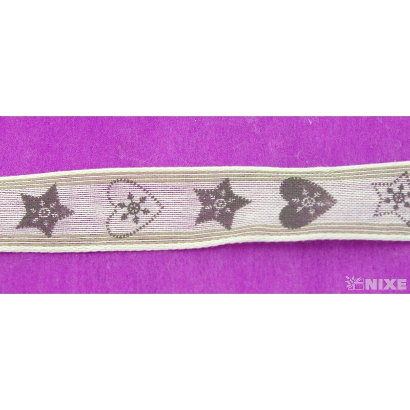 CELINA 66272 25mmx20m*KRÉMOVÁ+HNĚDÁ 161