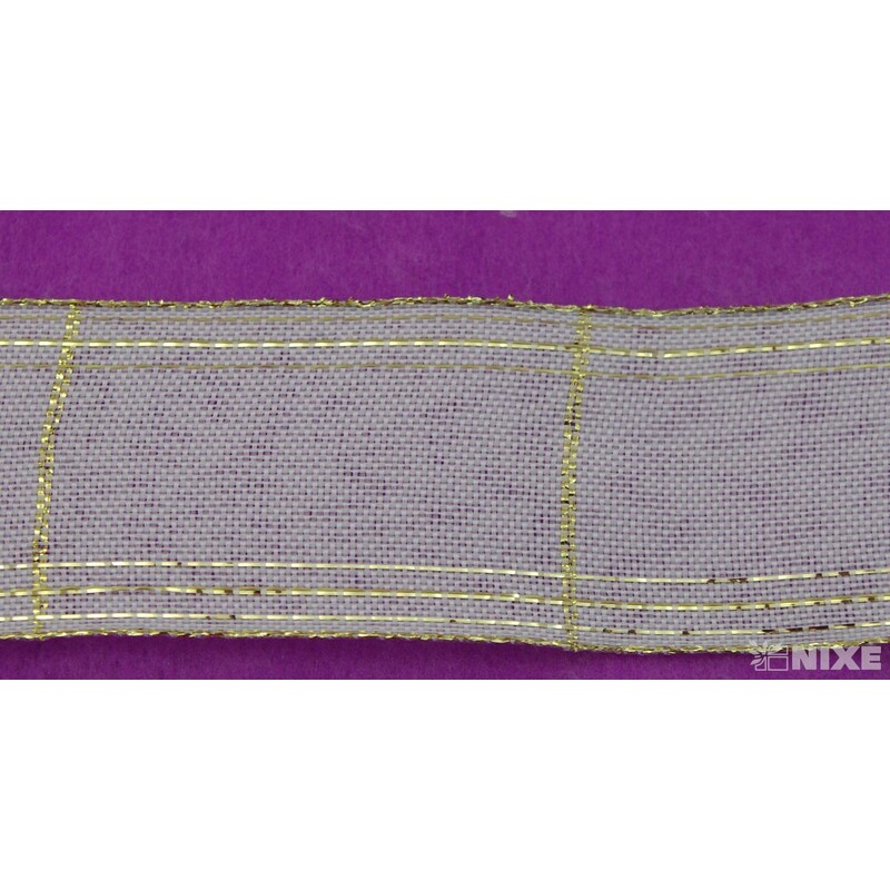 ROSALINE 1184 40mmx20m*KRÉMOVÁ+ZLATÁ 101