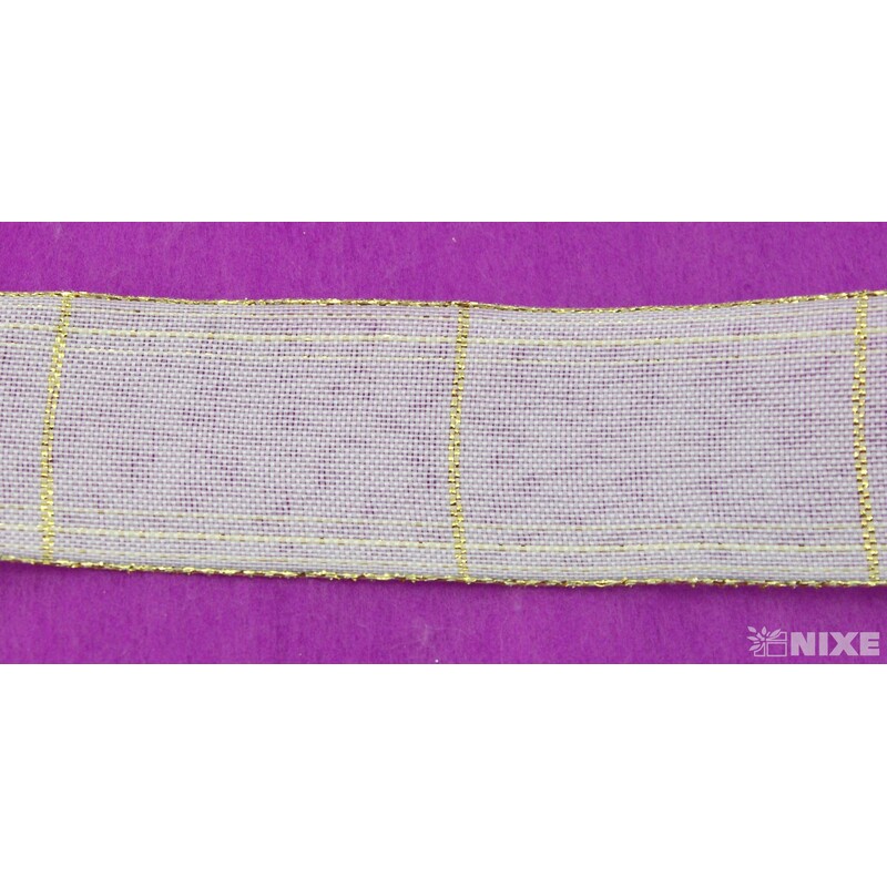 ROSALINE 1184 40mmx20m*KRÉMOVÁ+ZLATÁ 101