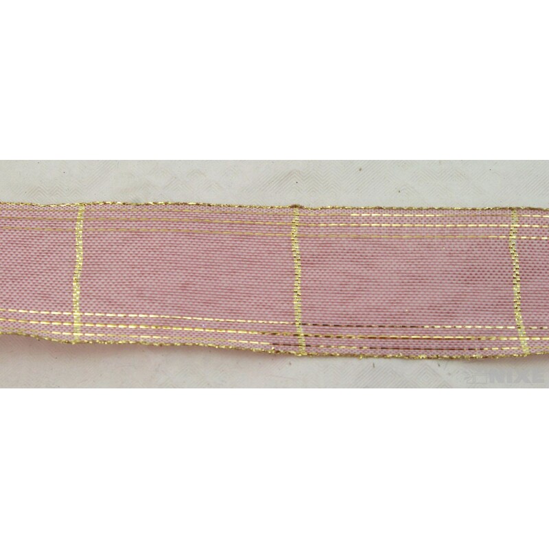 ROSALINE 1184 40mmx20m*RŮŽOVÁ+ZLATÁ 116