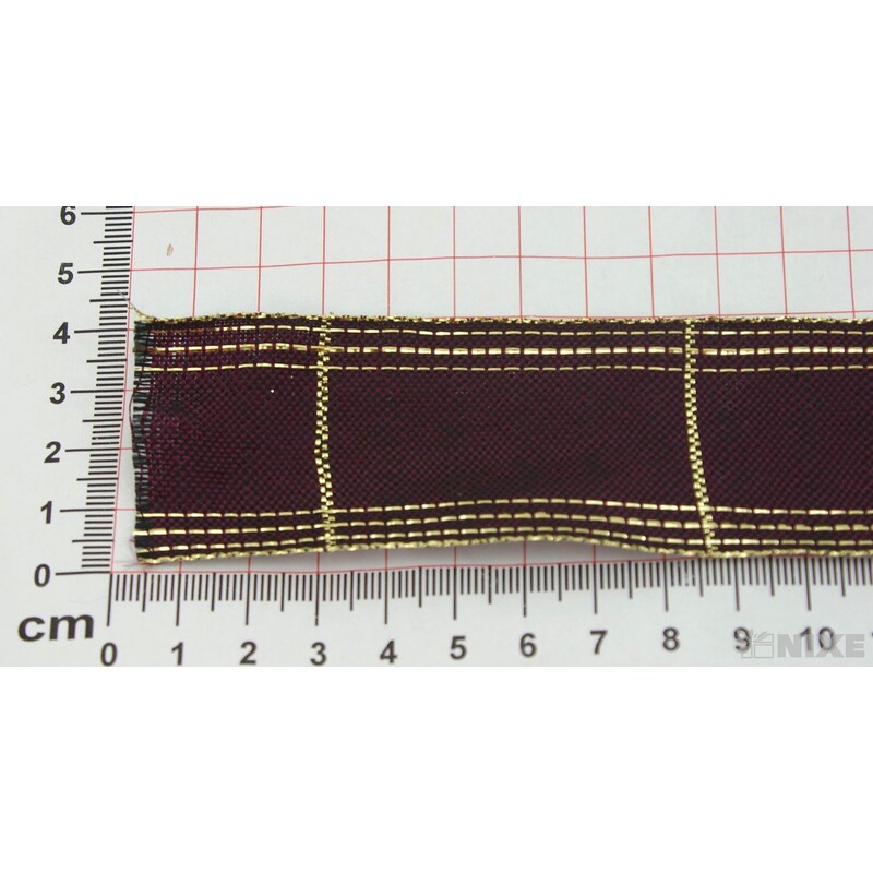 ROSALINE 1184 40mmx20m*BORDOVÁ+ZLATÁ 139