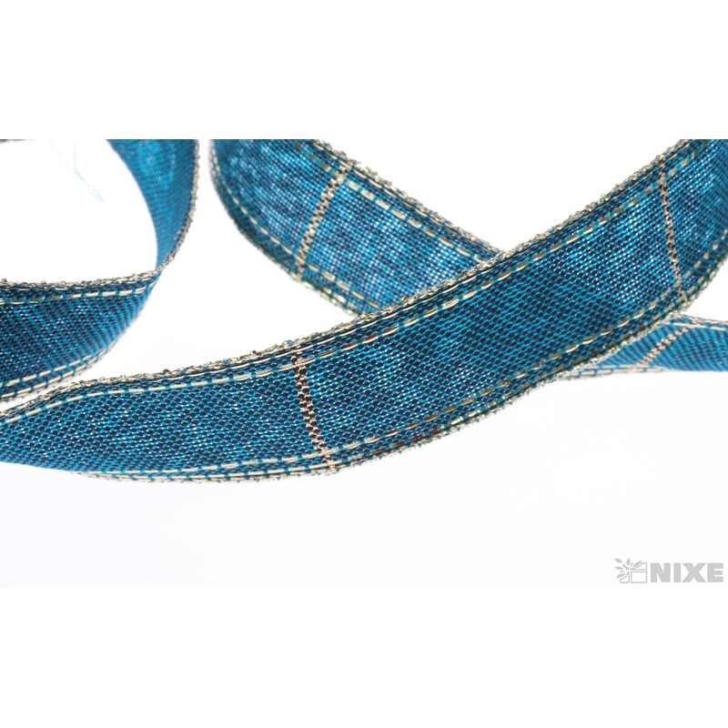 ROSALINE 1184 25mmx20m*MODRÁ+ZLATÁ 170