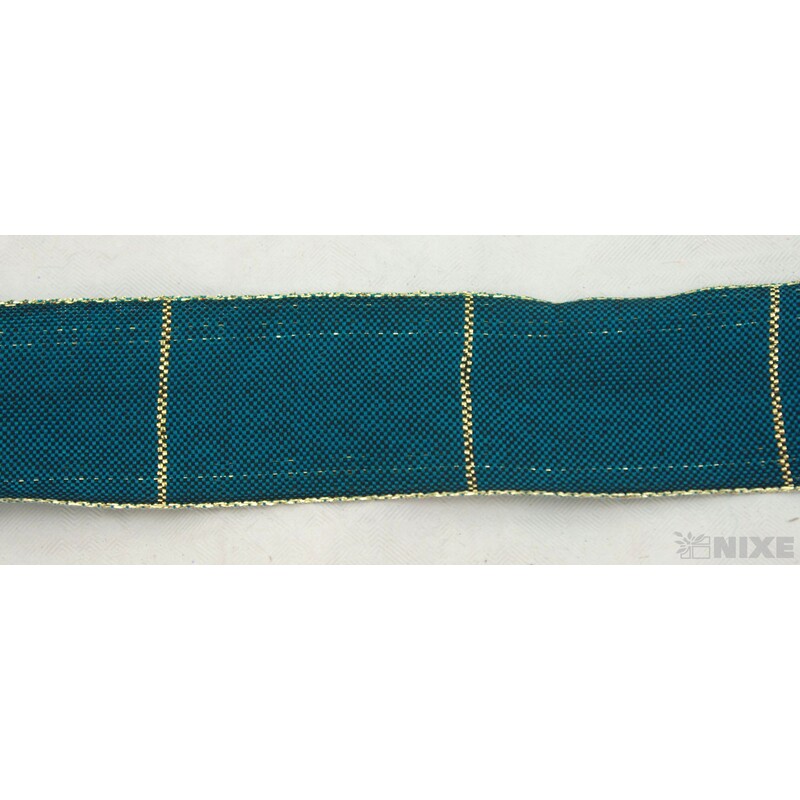 ROSALINE 1184 40mmx20m*MODRÁ+ZLATÁ 170