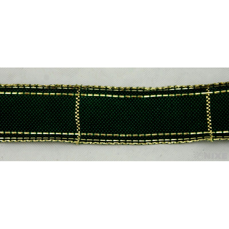 ROSALINE 1184 25mmx20m*ZELENÁ+ZLATÁ 111