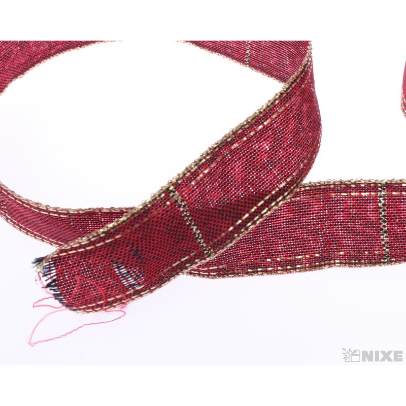 ROSALINE 1184 25mmx20m*ČERVENÁ+ZLATÁ 151