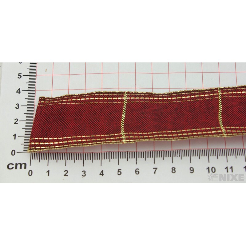 ROSALINE 1184 40mmx20m*ČERVENÁ+ZLATÁ 151