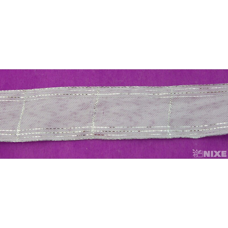 ROSALINE 1184 40mmx20m*BÍLÁ+STŘÍBRNÁ 201