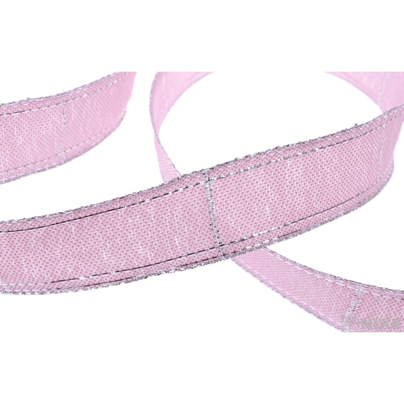 ROSALINE 1184 25mmx20m*RŮŽOVÁ+STŘÍBRNÁ 216